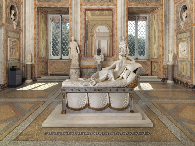  Salas de la Galería Borghese 