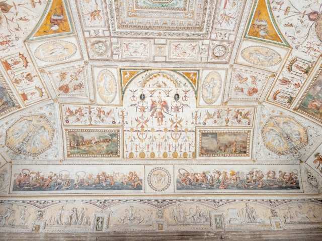  Techos romanos con frescos
