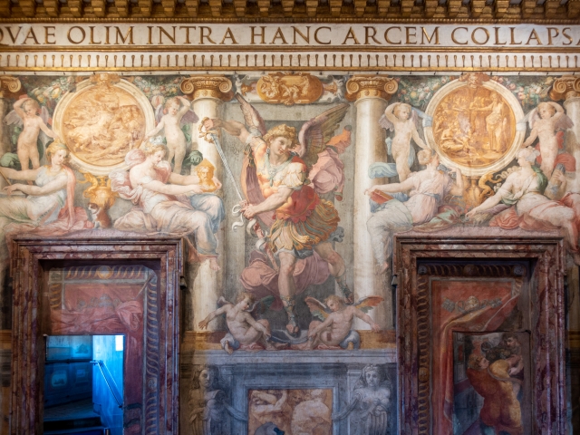  Salas con frescos en Roma 