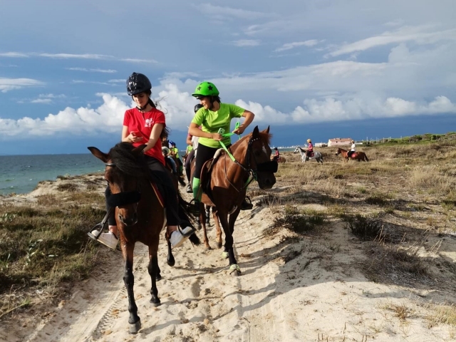  Paseo a caballo en Arborea 