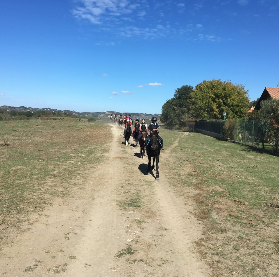  Cabalgando en Formello