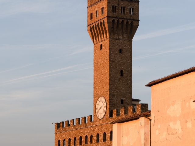  Torre con reloj del Palazzo Vecchio