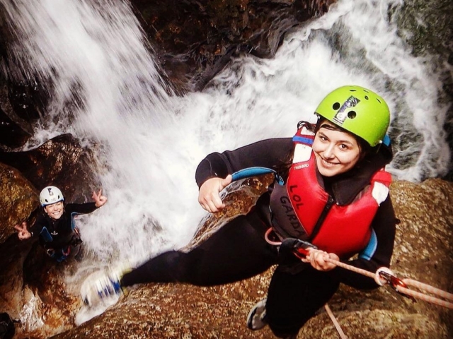  Escalada por el río Ruzza Tenno