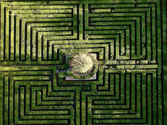  Laberinto de bojes centenarios