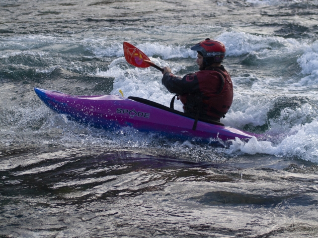  Clase de piragüismo en Valsesia 