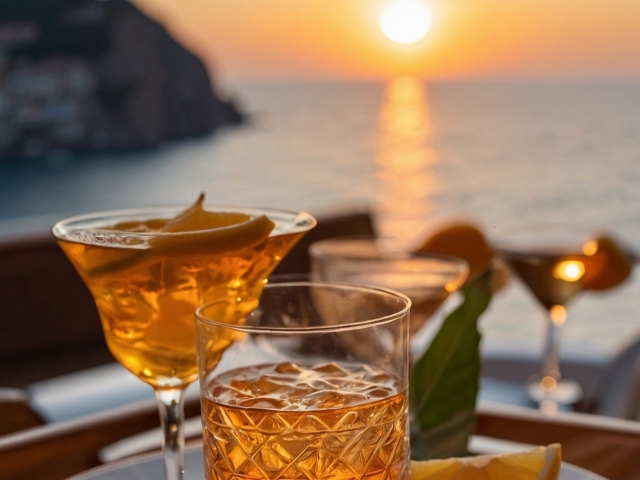  Bebida al atardecer