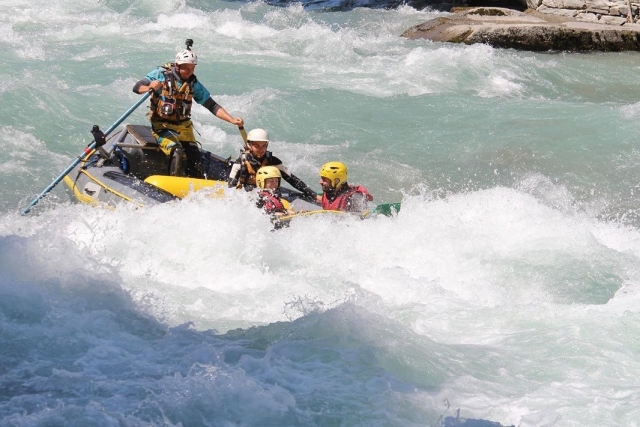 Rafting en la provincia de Aosta 