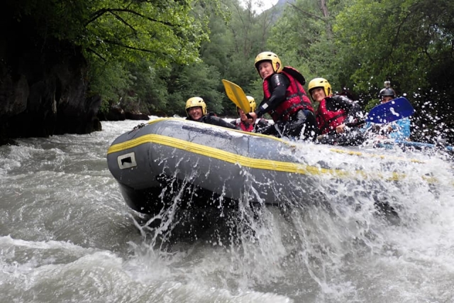  Sesión de rafting en el Valle de Aosta 