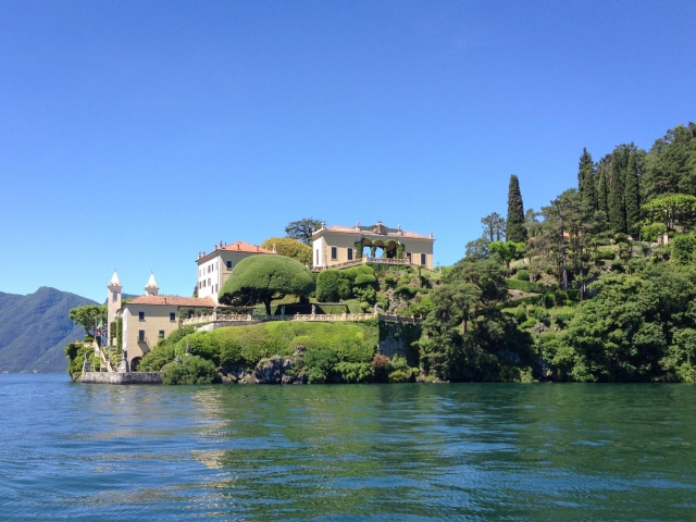  Vista desde el lago de Como