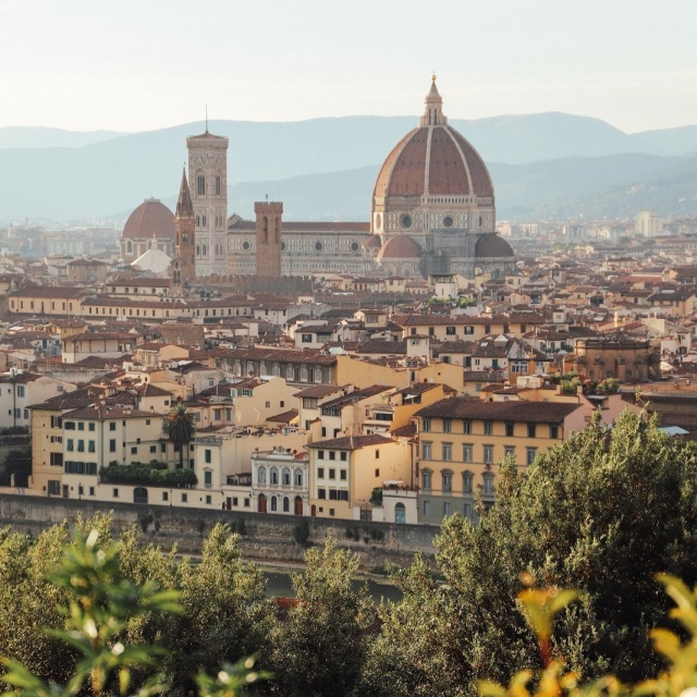  Vista de la ciudad de Florencia 