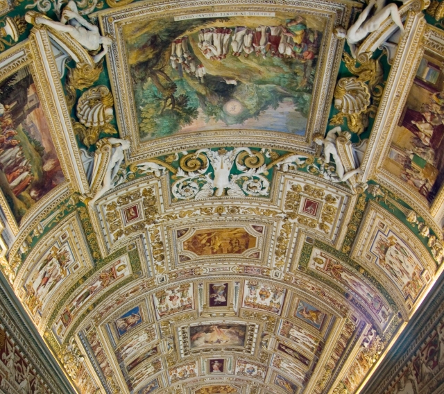 Techo de los Museos Vaticanos 