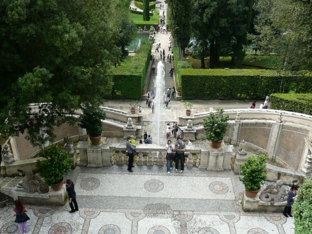 Una de las villas en Tivoli 