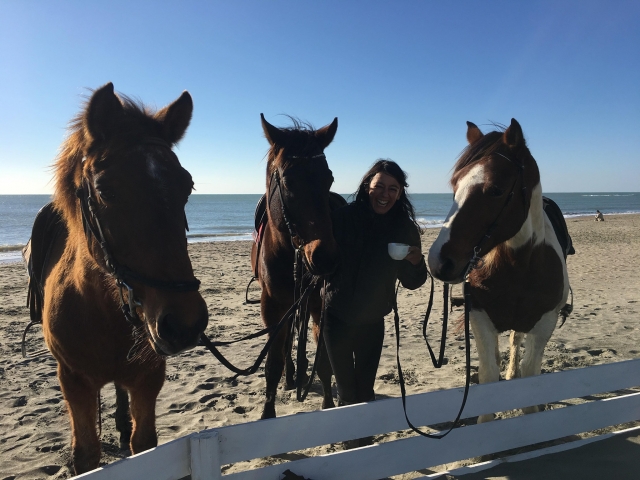 A caballo en Ostia 
