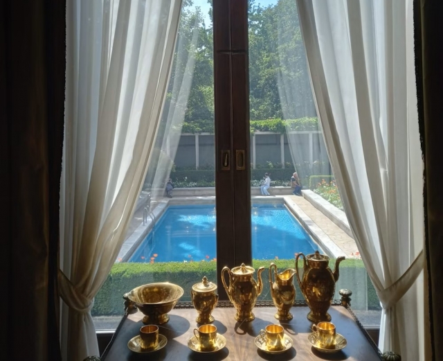  Vista desde la ventana de Villa Necchi 
