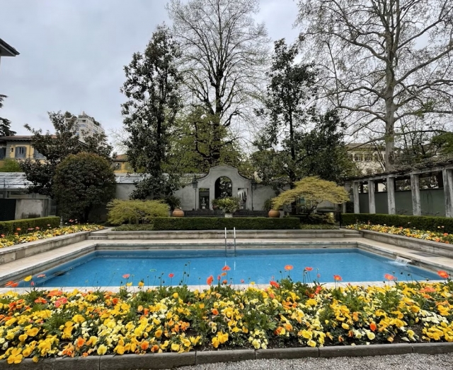 Alberca Villa Necchi Campiglio 
