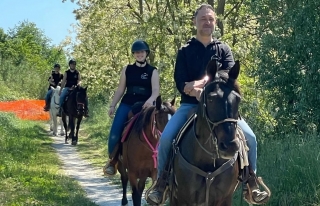 Paseo a caballo de 1 hora en Palestrina