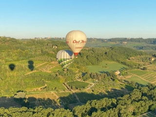 Vuelo grupal Mongolfiera aguas abajo del Tiber, 1H
