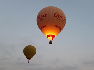 Vuelo privado Mongolfiera Valle del Tiber 60min