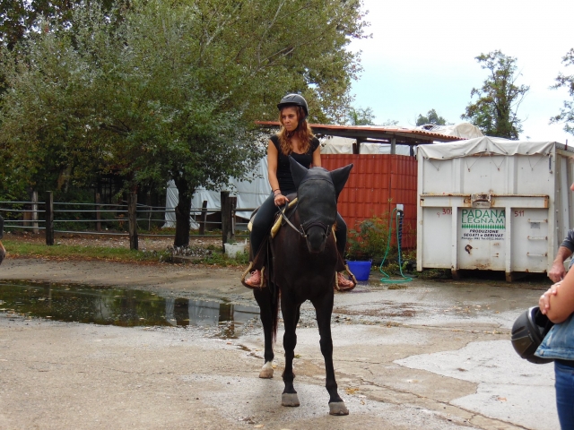  Pbaños a caballo por el parque fluvial del Adda 
