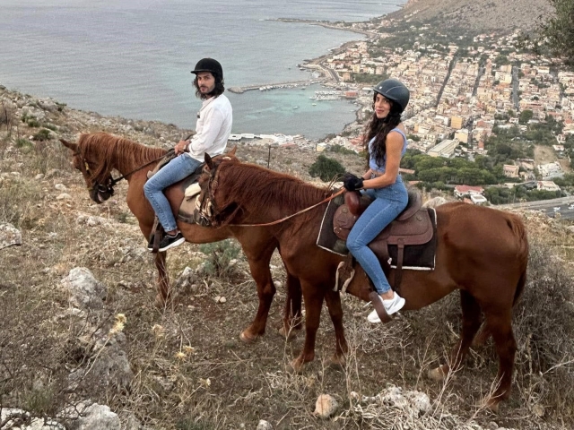  Momento de pausa para admirar la vista 