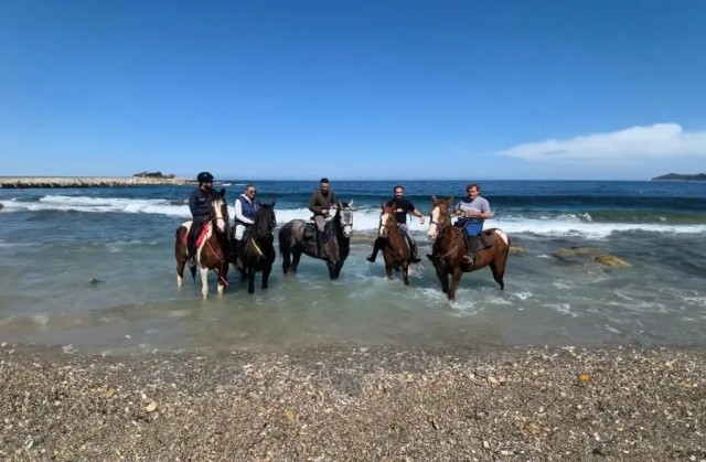 Foto de grupo en el mar de Sicilia
