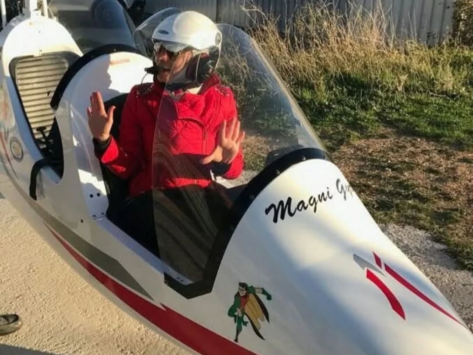  Autogiro antes del despegue 