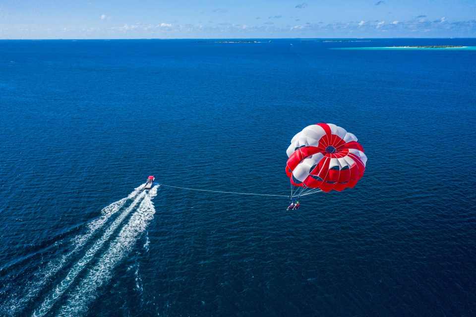 Actividades de parasailing 
