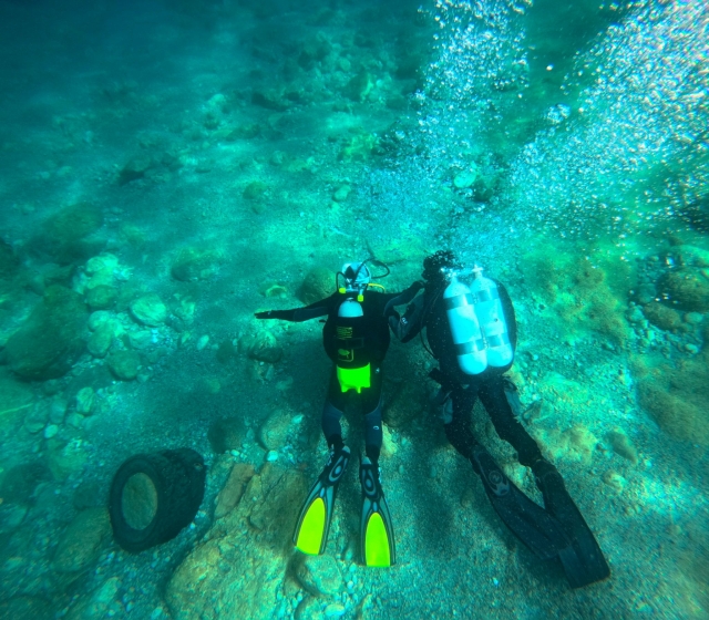 Curso de buceo en aguas abiertas Costa Viola 6 días