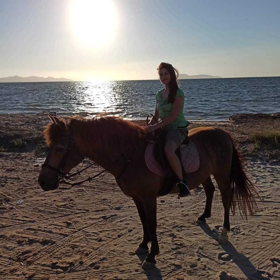  En la playa