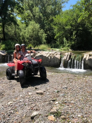 Excursión en cuatrimoto a las gargantas de Alcántara 2h30min