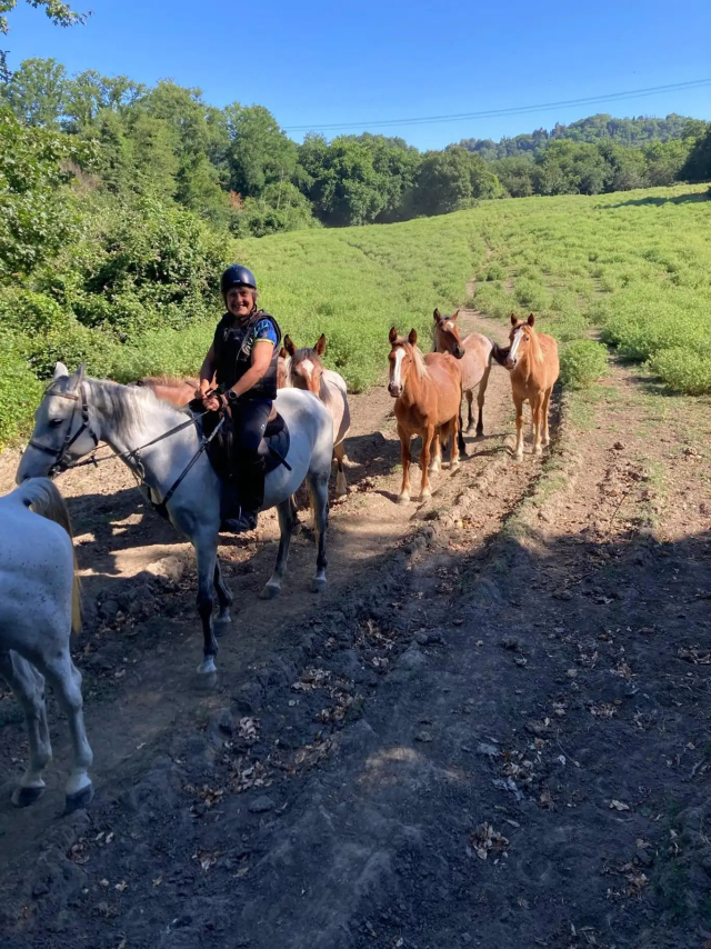  Pbaños a caballo en el Valle del Sorbo 