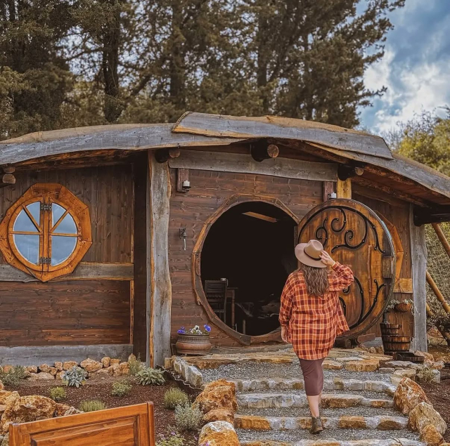  La entrada a la Casa Hobbit 