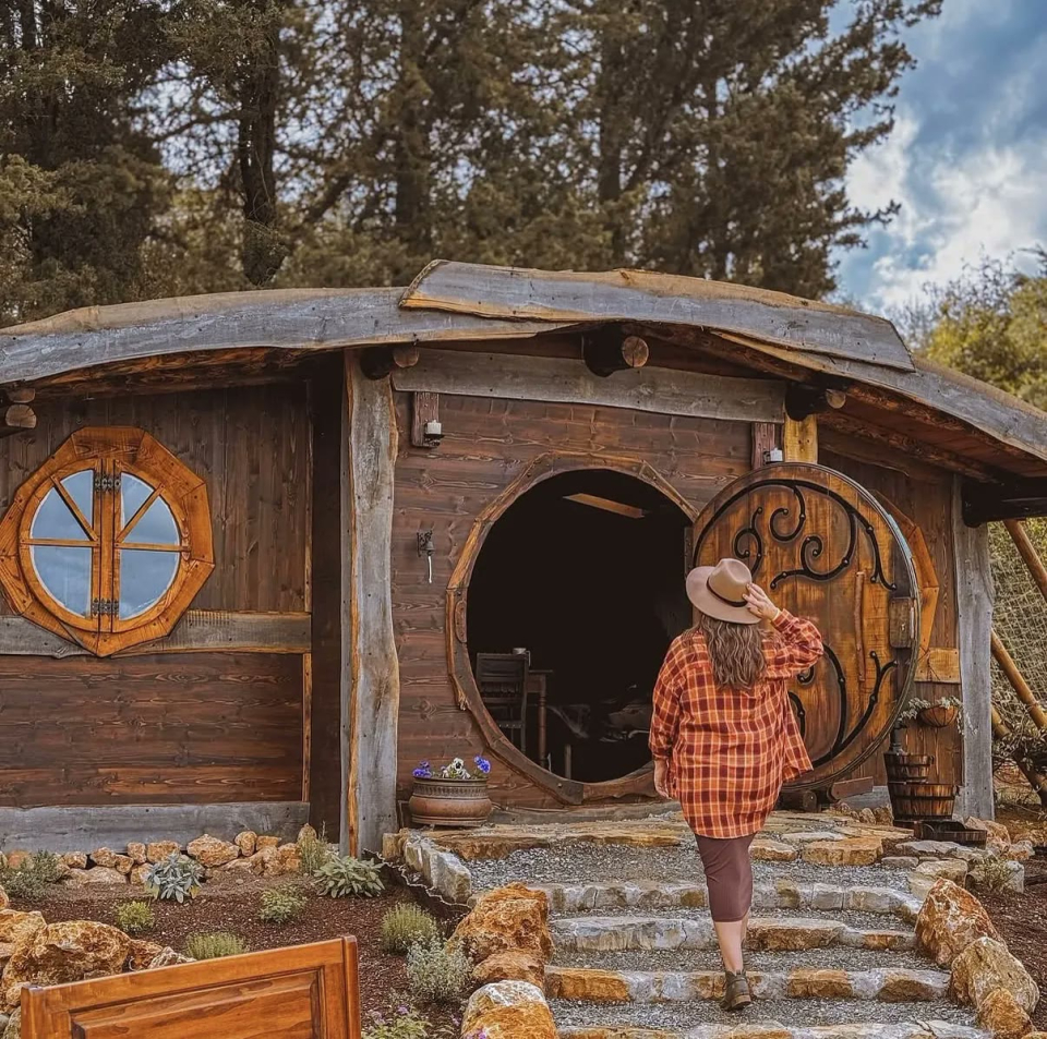  La entrada a la Casa Hobbit 