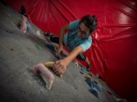 training with climbing shoes 