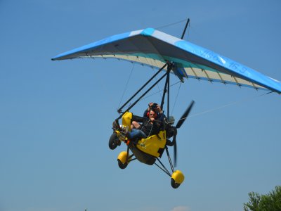 Ultralight flight in México Gardens for 12 minutes