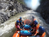 rafting sul fiume 