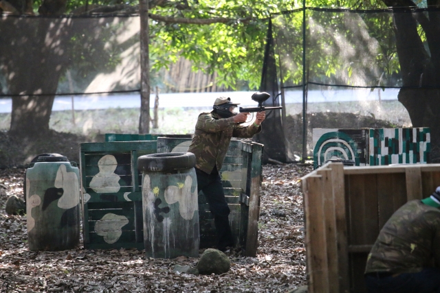 Trincheras en campo de gotcha
