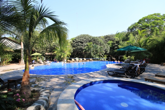  Piscina para relaxar 