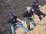Learning rappelling 