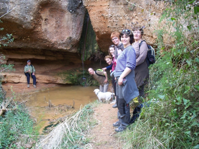  randonnée à travers les grottes 