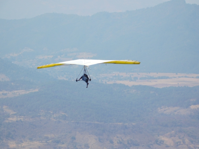Ala delta en Valle de Bravo
