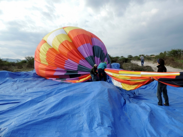 Montando el globo