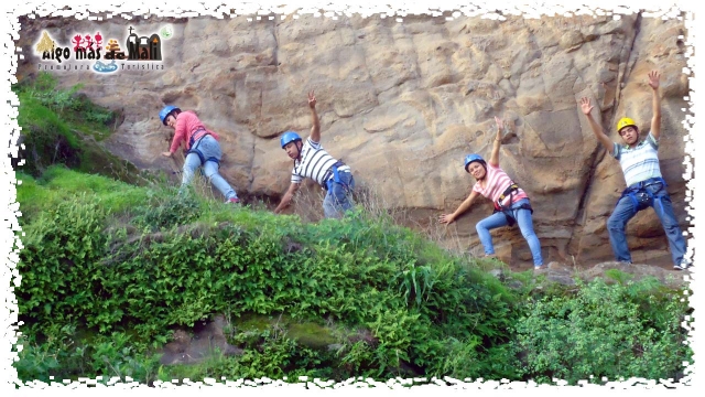  Rappel 25 and 35 meters. Ascent 