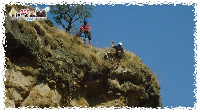  Rappel 25 and 35 meters. Descent 