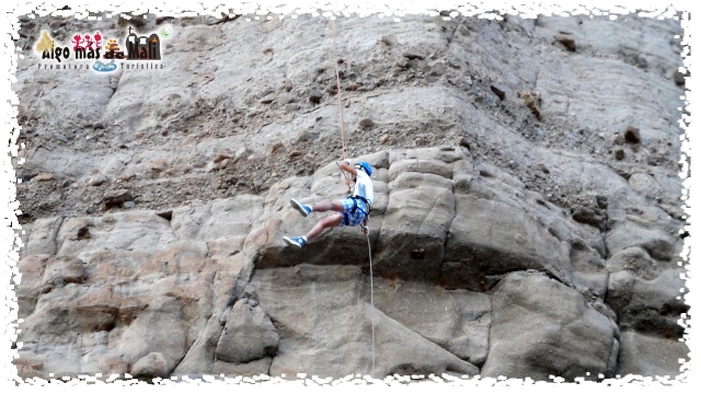  Rappel 25 and 35 meters. Descent 