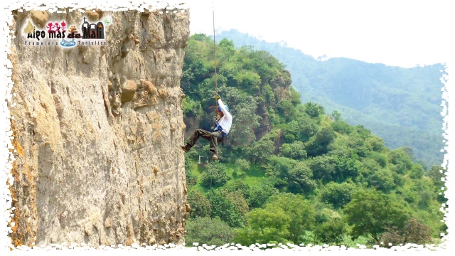  Rappel 25 and 35 meters. Descent 