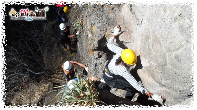  Rappel EXT 60 meters. Sendero Las 20 Uñas 