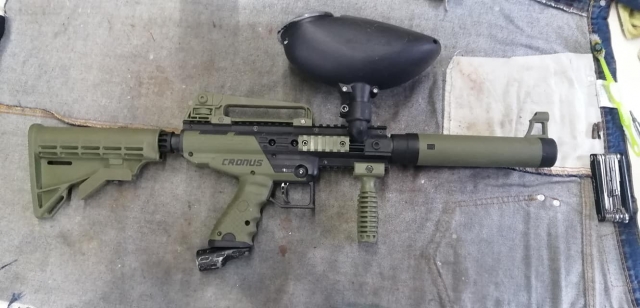 Marcadora militar de gotcha