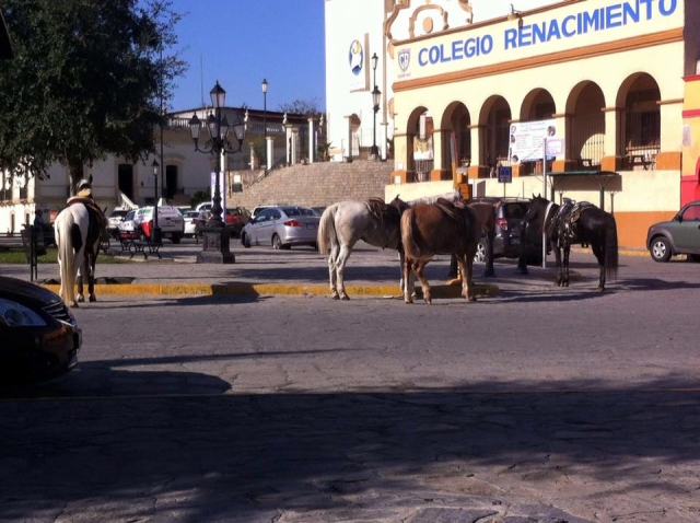 En el centro del pueblo