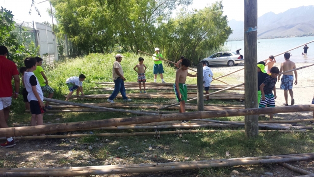 Taller  a lado del mar